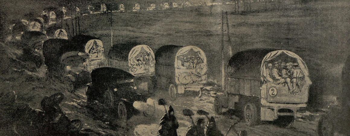 Drawing of the noira at night