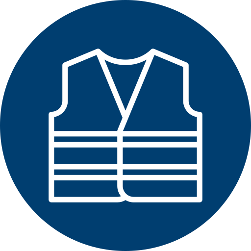 high visability vest icon